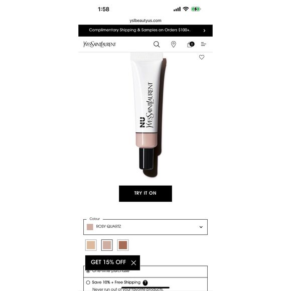 Yves Saint Laurent YSL NU HALO TINT HIGHLIGHTER Rosy Quartz - Picture 6 of 11